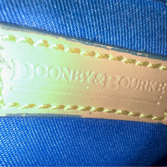 Dooney & Bourke Black and Purple Mini Bag with Gold and Pink Accents - Picture 3 of 4